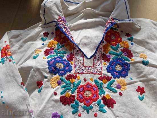 An old embroidered shirt from a costume for a boy in the early twentieth century with price 99.00 BGN | € 50.62