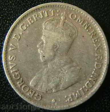 3 pence 1921, Australia with price 20.00 BGN | € 10.23