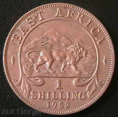 1 shilling 1952, East Africa