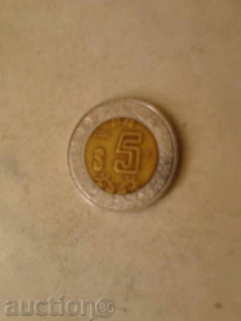 Μεξικό 5 πέσος 2002