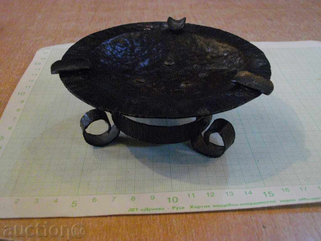 Wrought iron ashtray from "UHF" store