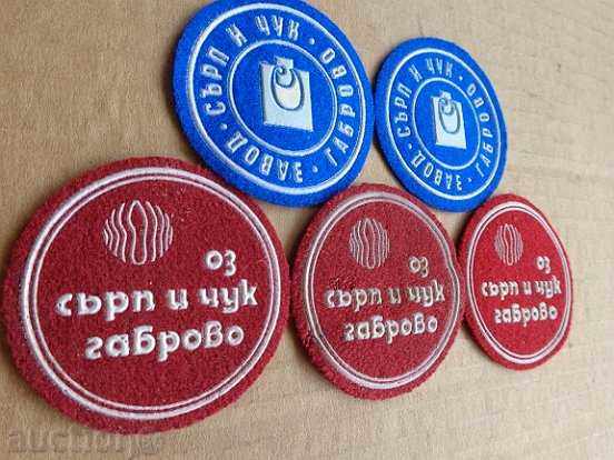 Auction Lot of social emblems, emblem, monogram, distinctive sign Auction Lot of social emblems, emblem, monogram, distinctive sign