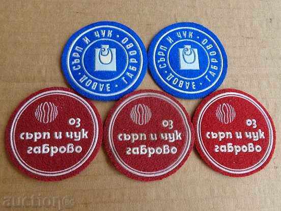 Lot of social emblems, emblem, monogram, distinctive sign - 7 Lot of social emblems, emblem, monogram, distinctive sign - 7