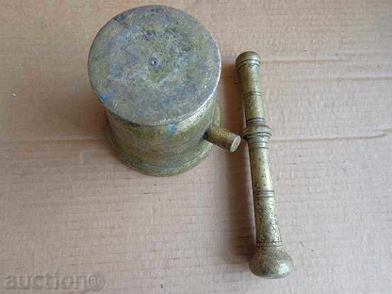 Δημοπρασία Παλαιό χάλκινο κονίαμα, σφυρί, κονίαμα Δημοπρασία Παλαιό χάλκινο κονίαμα, σφυρί, κονίαμα