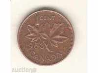 + Canada 1 cent 1963