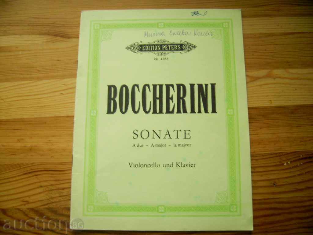 Bokerini: The Sonata in La Major - Cello and Piano Nr.4283
