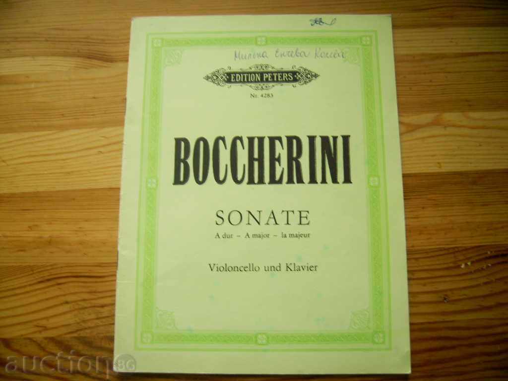 Бокерини: Соната в Ла мажор - виолончело и пиано Nr.4283