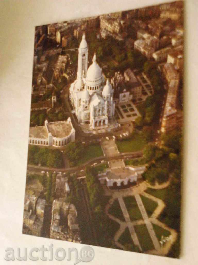 Postcard Paris La Basilique du Sacre-Coeur