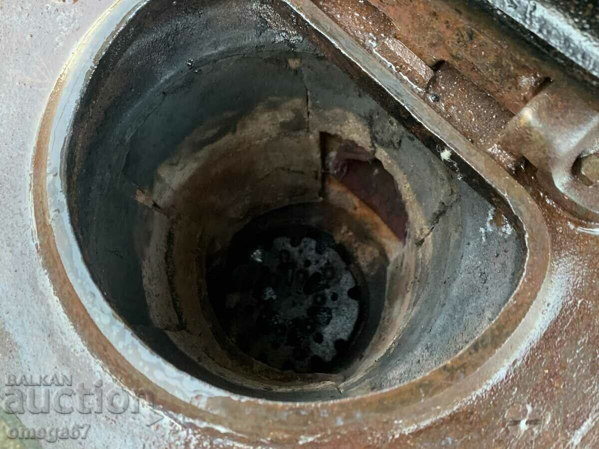 Παλαιά γαλλική σόμπα GODIN Art Deco 1920 - 5