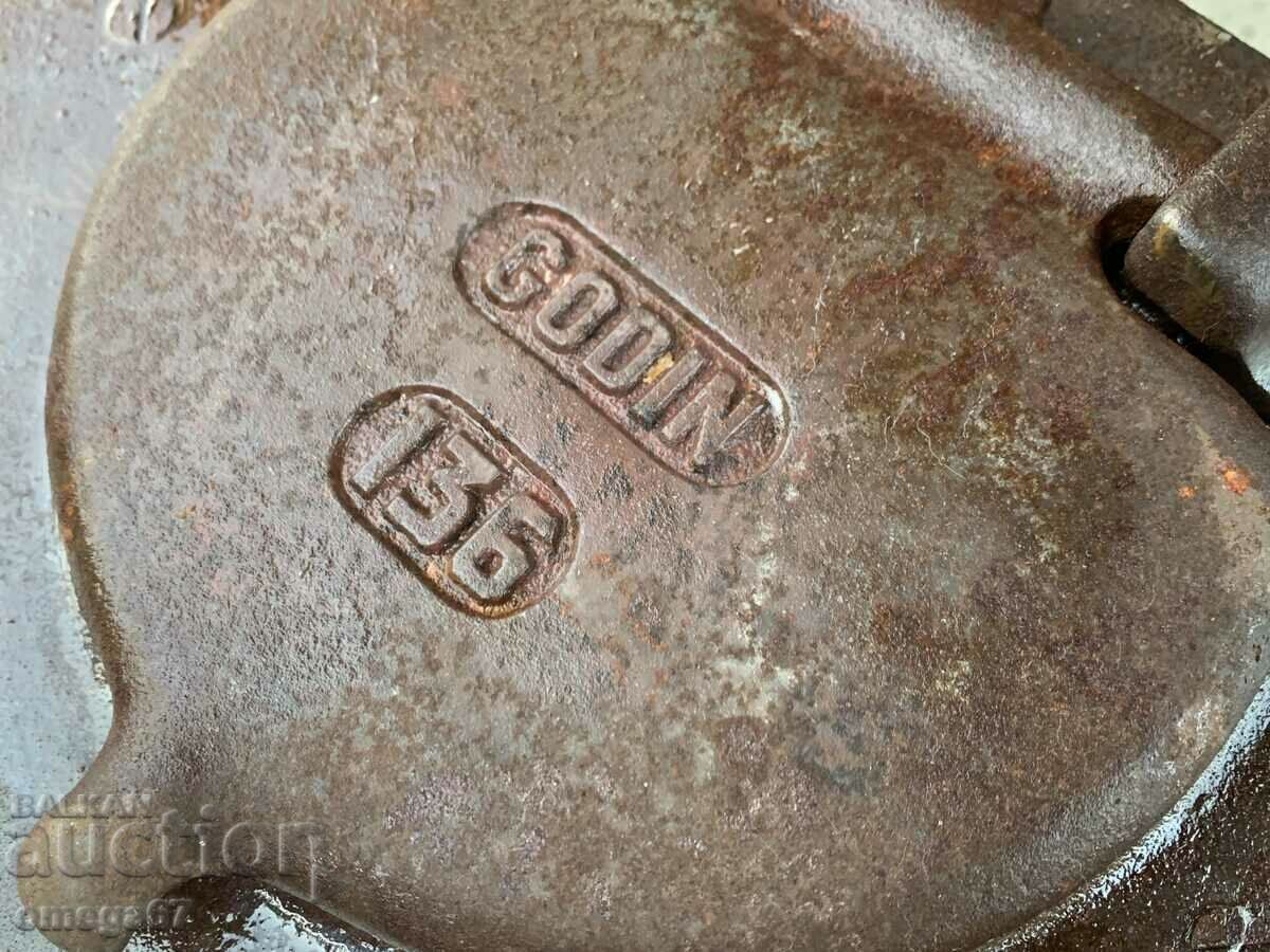 Παλαιά γαλλική σόμπα GODIN Art Deco 1920 - 6