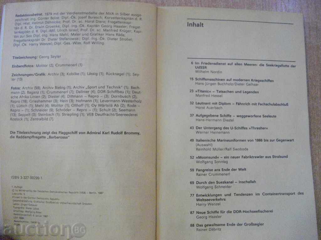 Auction The book "Marinekalender der DDR 1988-Dieter Flohr" - 224 pp. Auction The book "Marinekalender der DDR 1988-Dieter Flohr" - 224 pp.