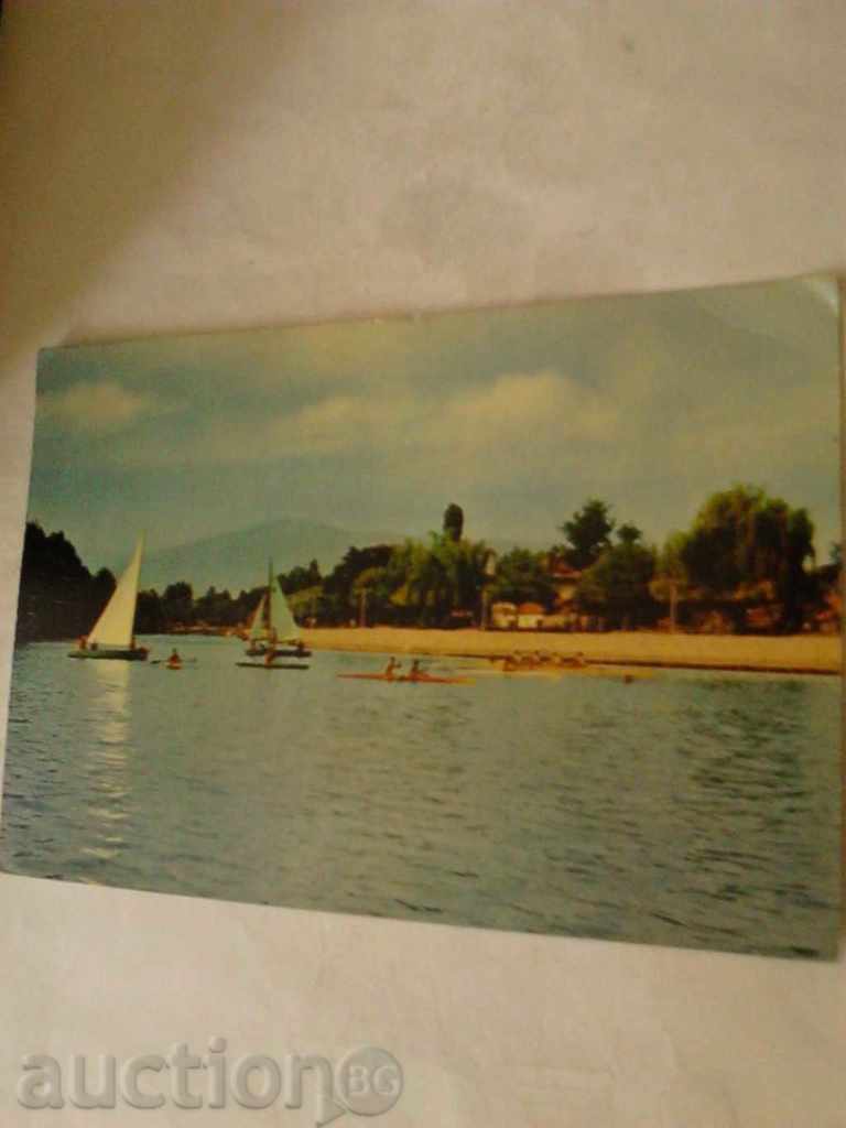 Καρτ ποστάλ Ντριμ Λίμνη Οχρίδα 1965