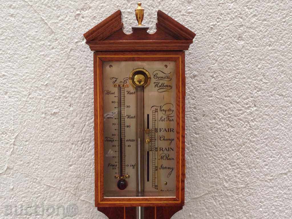 Аукцион Старинен английски барометър COMITTI&HOLBORN-GEORGE III
