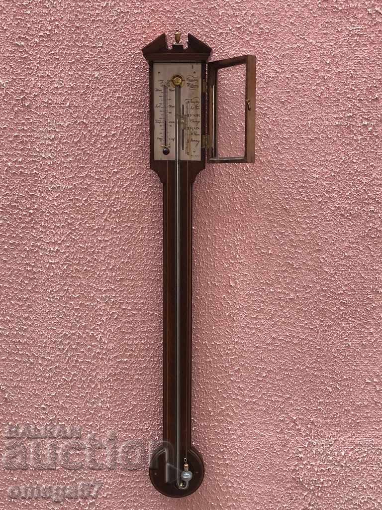 Παλαιό αγγλικό βαρόμετρο COMITTI&HOLBORN-GEORGE III Παλαιό αγγλικό βαρόμετρο COMITTI&HOLBORN-GEORGE III