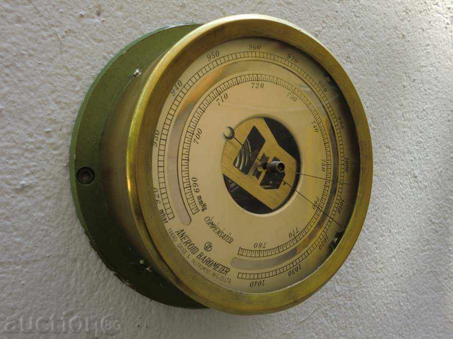Japanese Ship Barometer-YANAGI GAUGE & INSTRUMENT.MEG.CO.LTD with price 800.00 BGN | € 409.03 Japanese Ship Barometer-YANAGI GAUGE & INSTRUMENT.MEG.CO.LTD with price 800.00 BGN | € 409.03