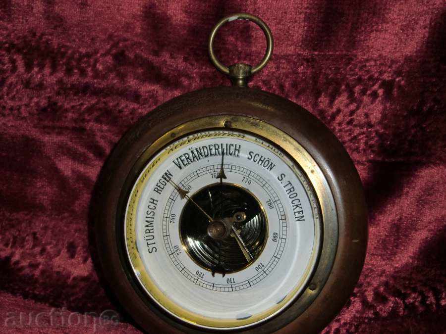 CABINET BAROMETER --- GERMANY 1939 - D.R.G.M. - 5 CABINET BAROMETER --- GERMANY 1939 - D.R.G.M. - 5