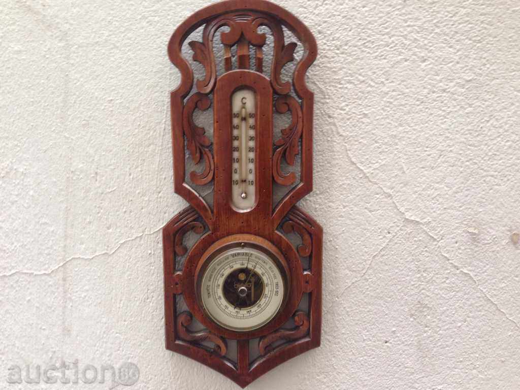 Βαρόμετρο / θερμόμετρο πρώτο pol.na το ΧΧ c / Αυστρία /