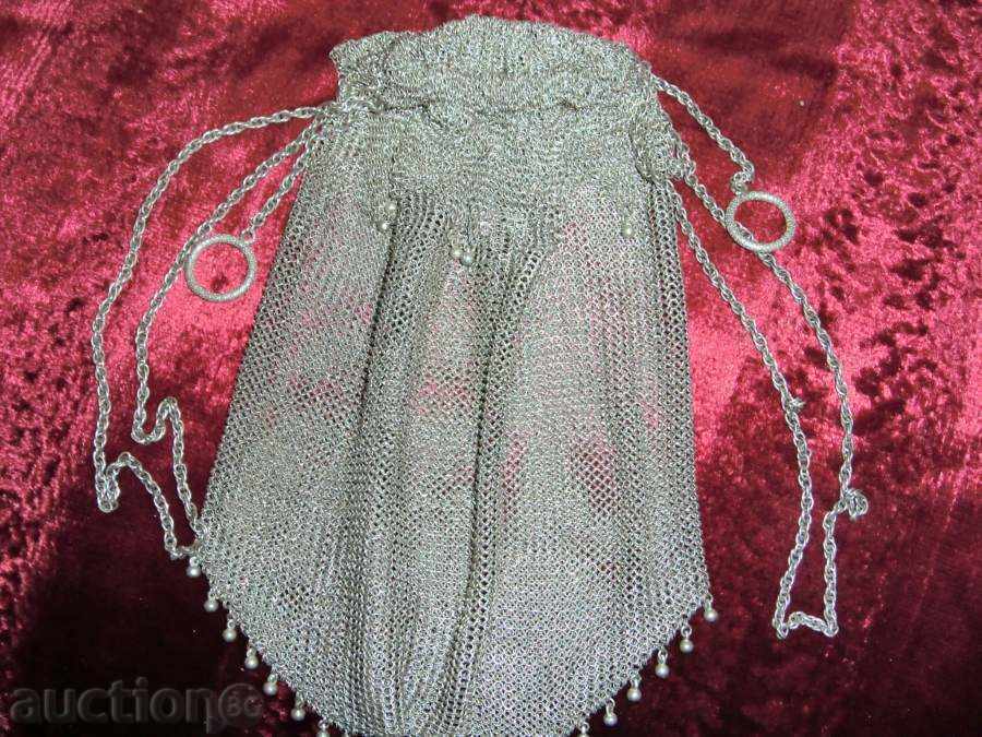 Сребърна дамска чанта /нач. на XXв. Сребърна дамска чанта /нач. на XXв.