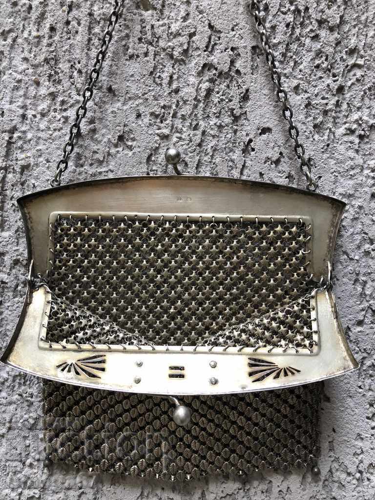 Silver lady's bag from of XX. France - 5 Silver lady's bag from of XX. France - 5