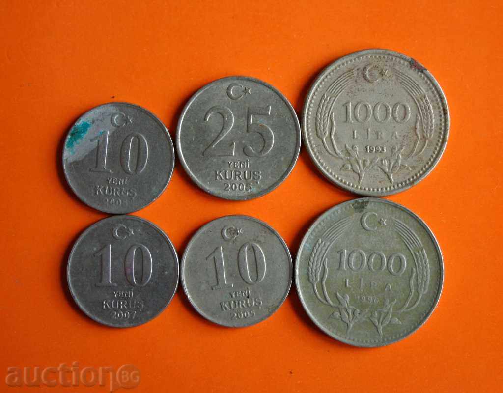 лот  монети Турция