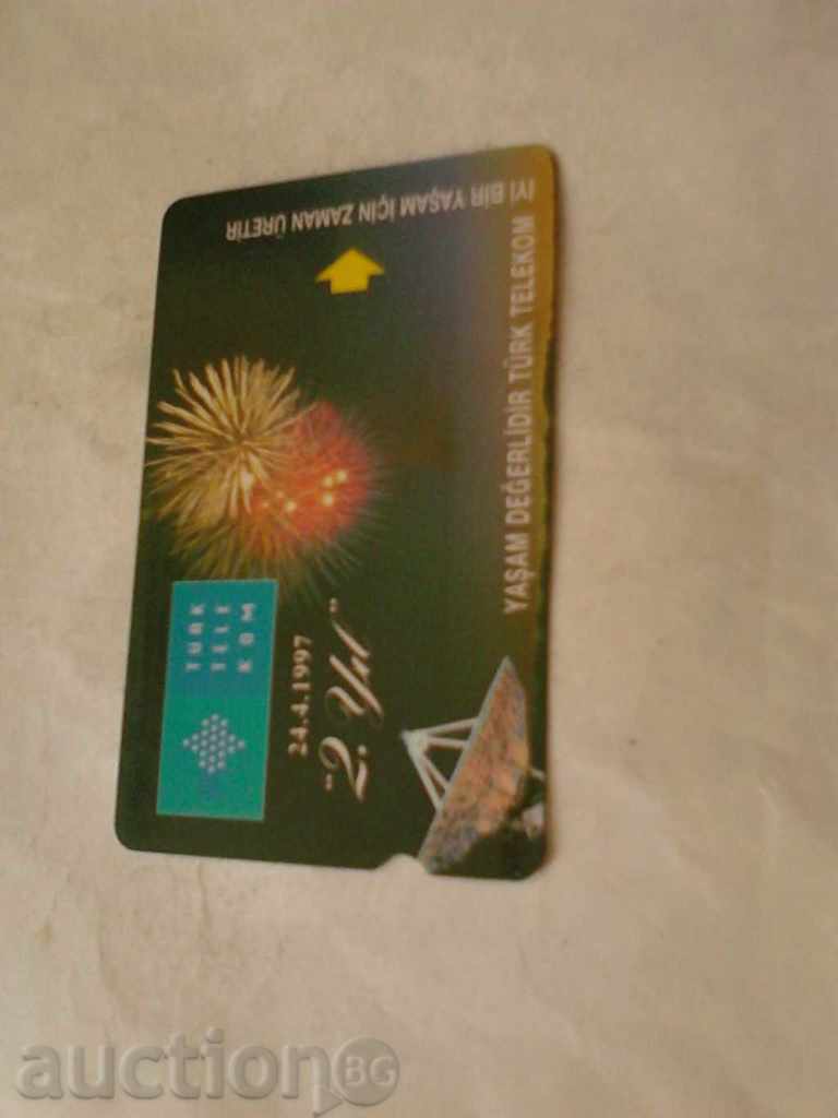 Phonecard Türk Telekom 24.4.1997 30
