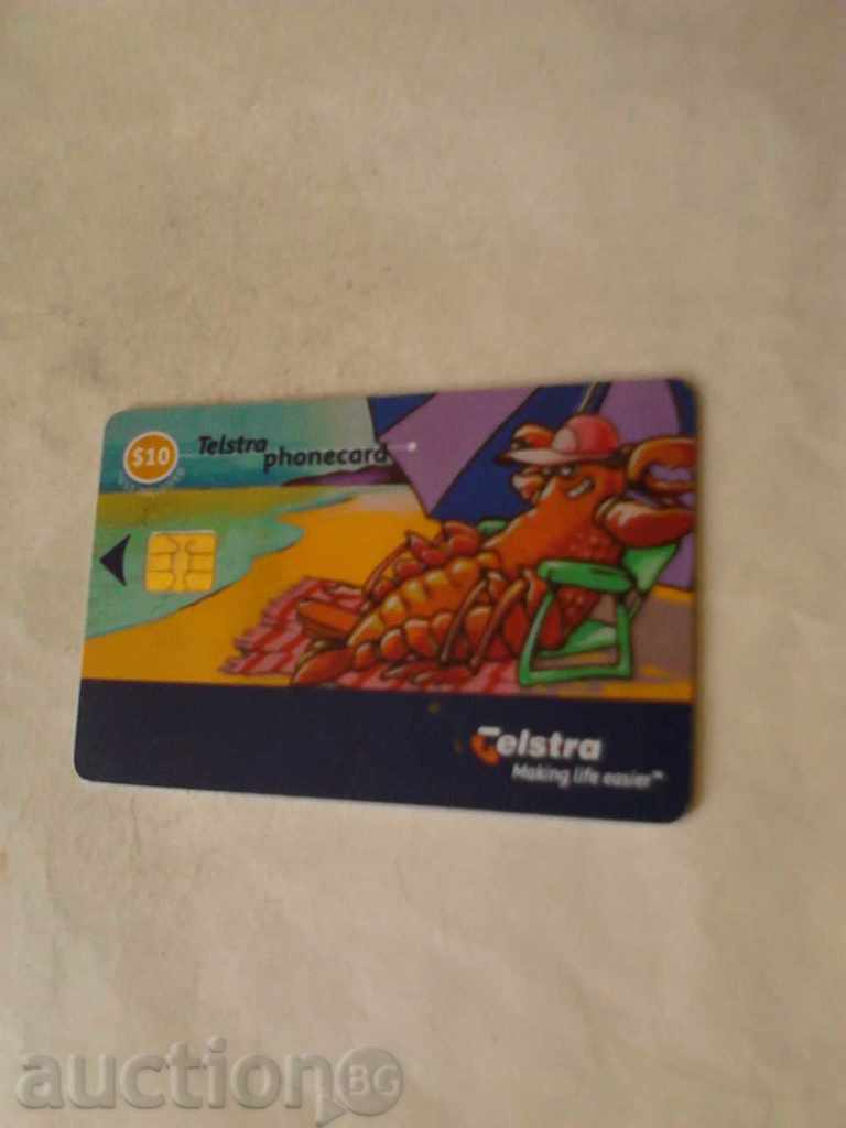 Phonecard Telstra 10 $