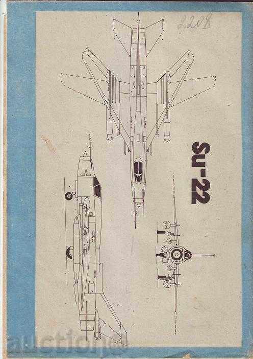 Auction Paper model SU-22 aircraft (USSR) Auction Paper model SU-22 aircraft (USSR)