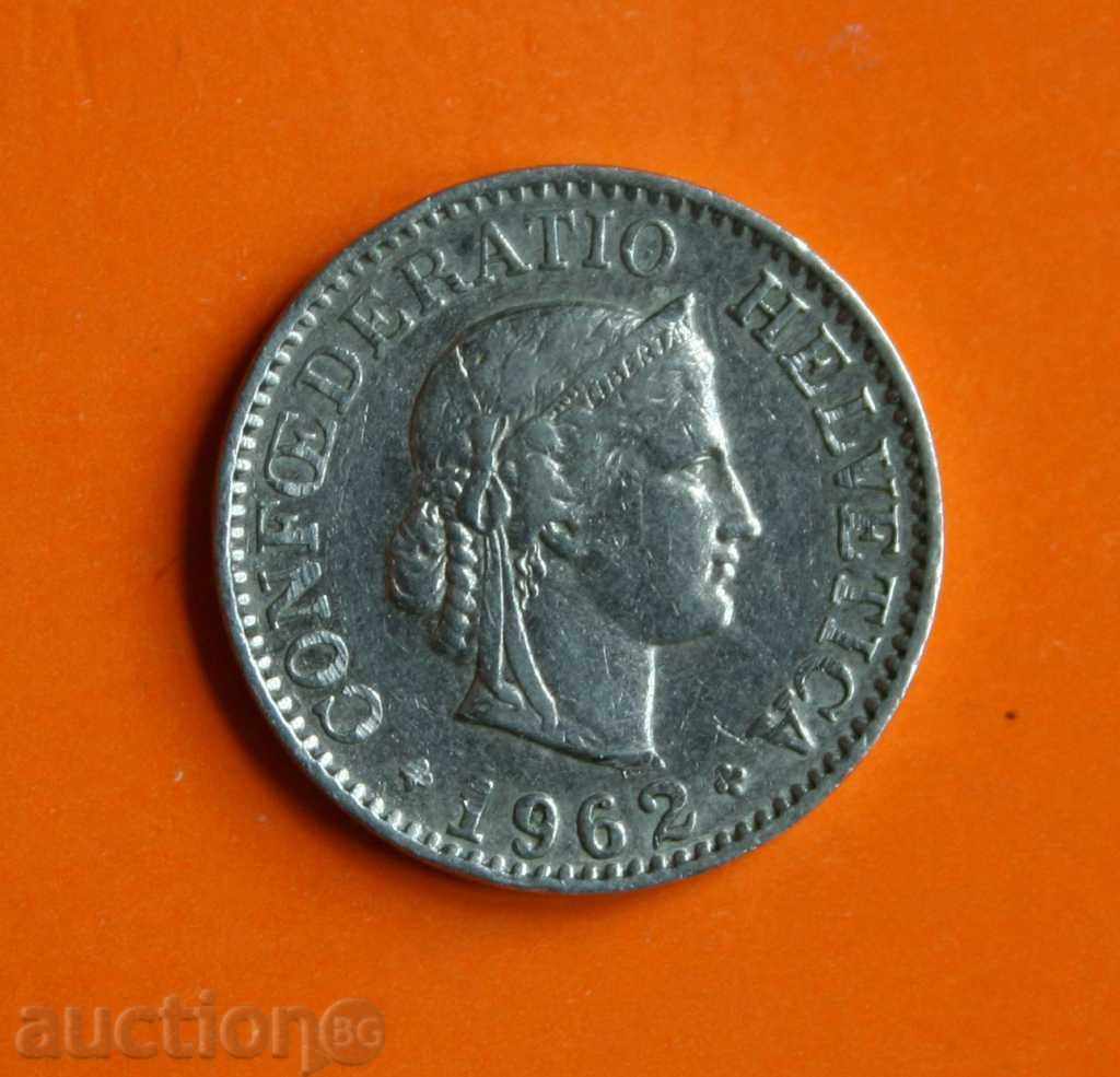 10 ραπέλ 1962 Ελβετία με τιμή € 0.31 | 0.61 BGN