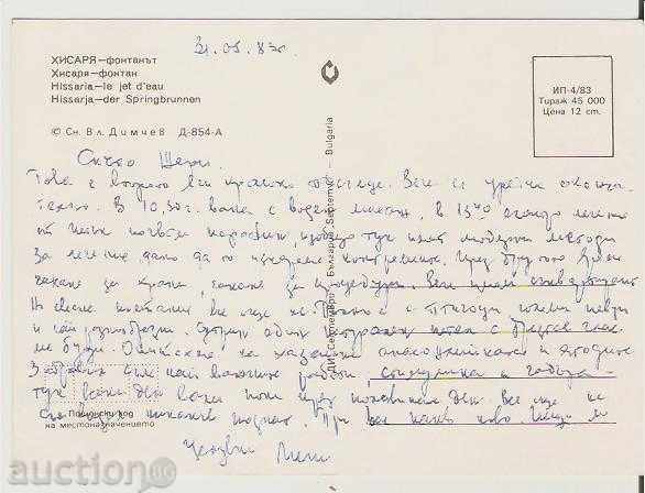 Map Bulgaria Hissar Fountain 1 * with price 0.70 BGN | € 0.36 Map Bulgaria Hissar Fountain 1 * with price 0.70 BGN | € 0.36