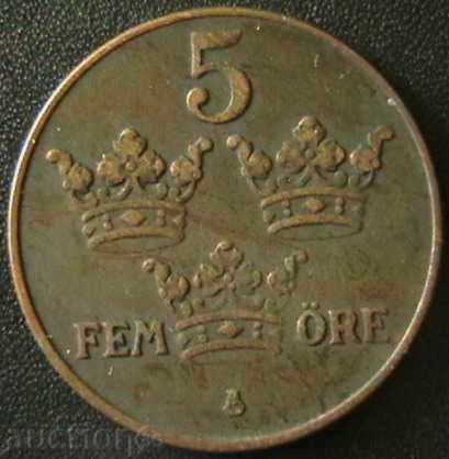 5 öre 1938 η Σουηδία