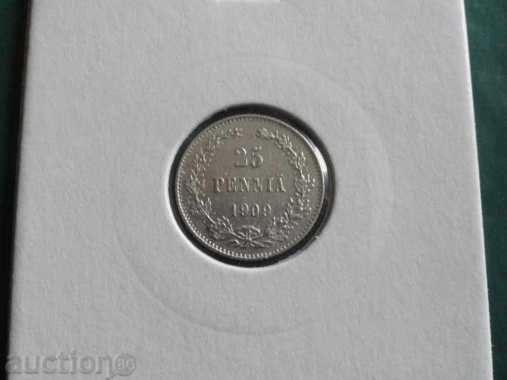 Licitație Rusia (Finlanda) 1909. - 25 Penny