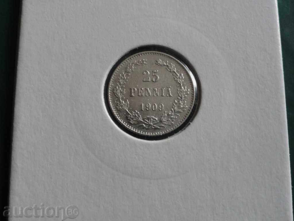 Rusia (Finlanda) 1909. - 25 Penny