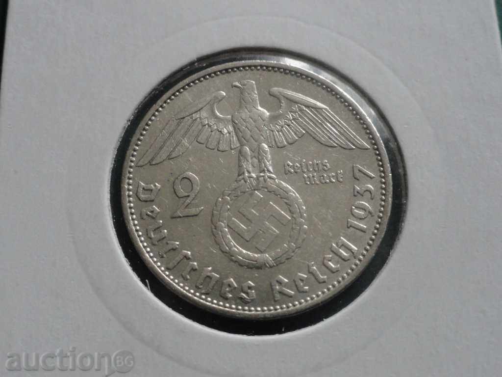 Германия 1937г. - 2 марки (А) с цена 27.30 лв. | € 13.96 Германия 1937г. - 2 марки (А) с цена 27.30 лв. | € 13.96