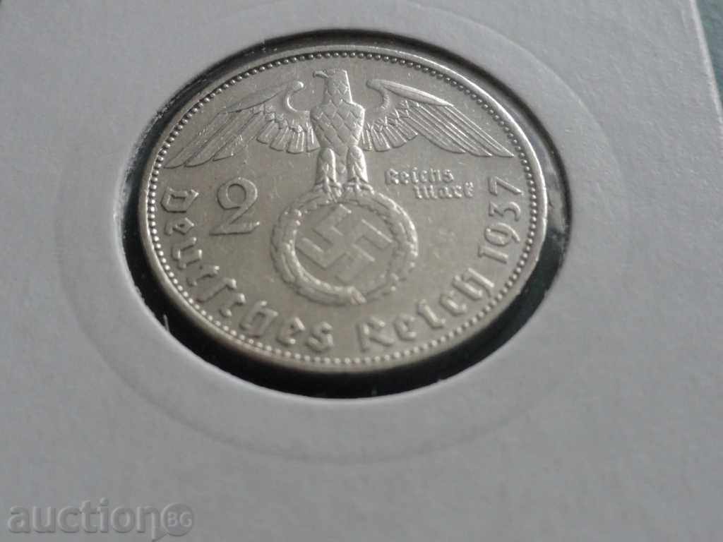 Германия 1937г. - 2 марки (А) - 6 Германия 1937г. - 2 марки (А) - 6