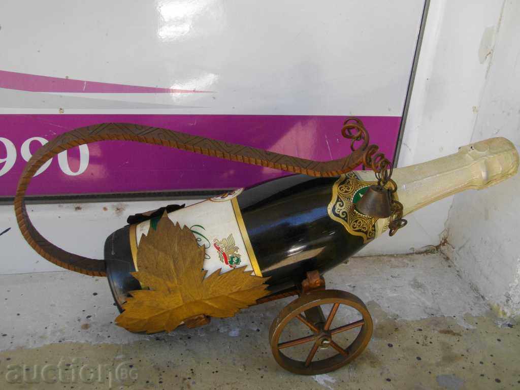 Wine stand copper / 930gr. / Champagne "Christa" - 2008 - 6 Wine stand copper / 930gr. / Champagne "Christa" - 2008 - 6