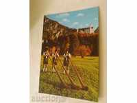 Postcard Alphornblaser aus Schwangau