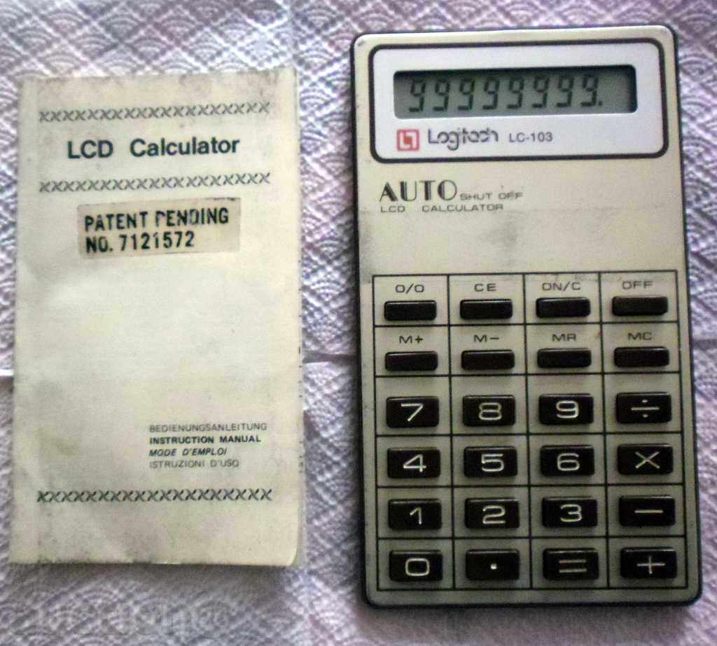 CALCULATOR - LOGITECH LC 103 - with booklet with price 39.99 BGN | € 20.45 CALCULATOR - LOGITECH LC 103 - with booklet with price 39.99 BGN | € 20.45
