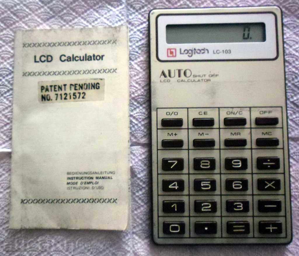 CALCULATOR - LOGITECH LC 103 - with booklet