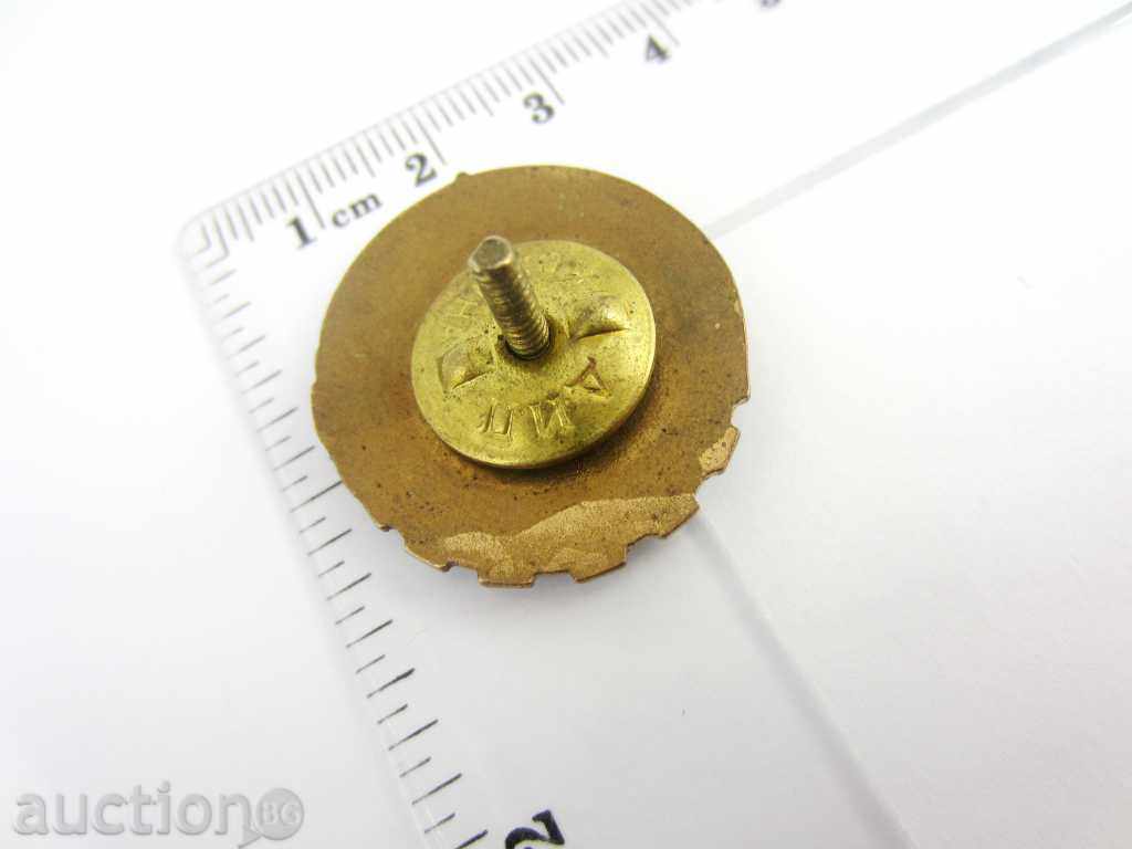 Auction  SPORTS BADGE-SCREW-THIRD CLASS-SOCIALIST ERA-MAJOR