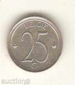 + Βέλγιο 25 centimes 1974 η ολλανδική θρύλος