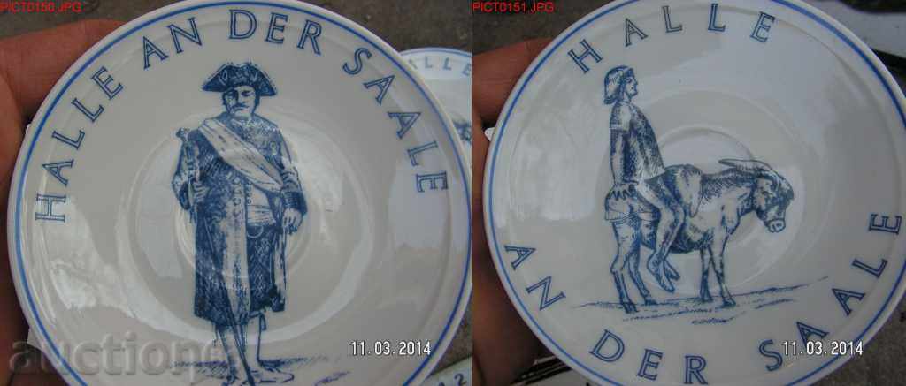 2446. SERVICE CHINES PORCELAIN HALL HALLE - 7 2446. SERVICE CHINES PORCELAIN HALL HALLE - 7