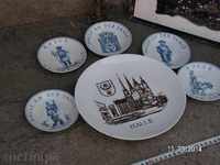 2446. SERVICE CHINES PORCELAIN HALL HALLE