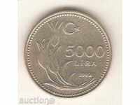 Turcia + 5000 liras în 1992