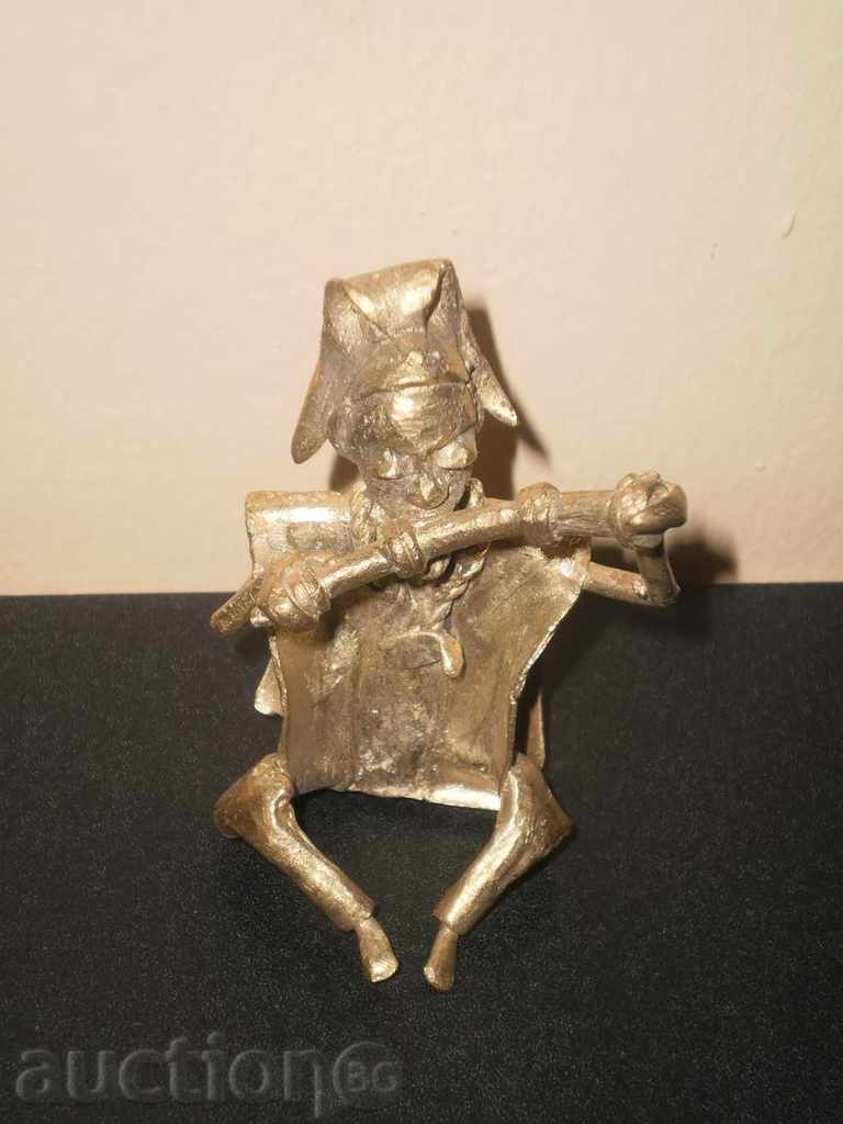 figura de bronz de -seriya muzician