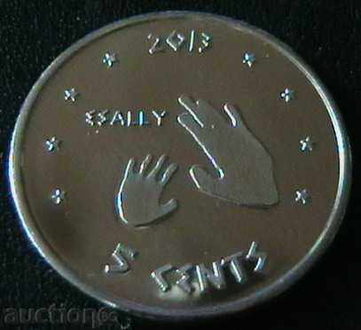 5 cenți 2013 (Mail în misiuni indiene), SUA