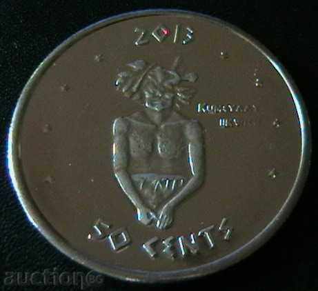 50 σεντς 2013 (Indian Missionaries), ΗΠΑ