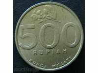 500 rupees 2001, Indonesia