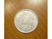 5 франка Франция 1947 година