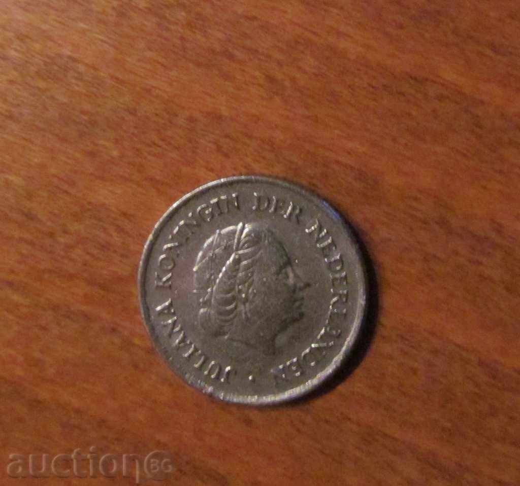 Olanda 25 cenți 1976 cu preț 0.50 BGN | € 0.26