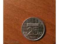 25 цента Холандия 1995 година